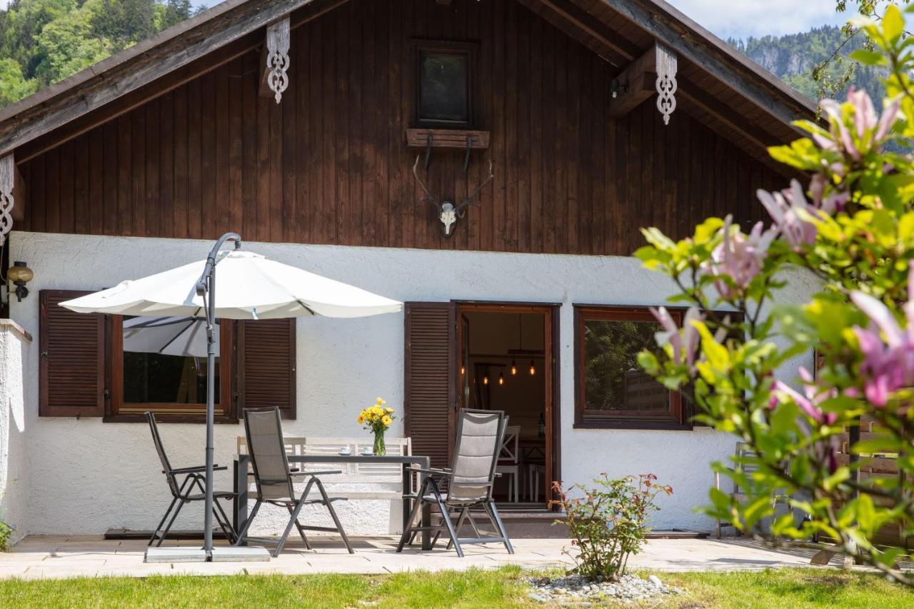 Ganzes Haus Mit Grossem Garten Und Eigener Sauna Unterwössen Esterno foto