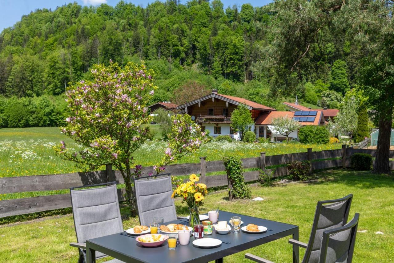 Ganzes Haus Mit Grossem Garten Und Eigener Sauna Unterwössen Esterno foto